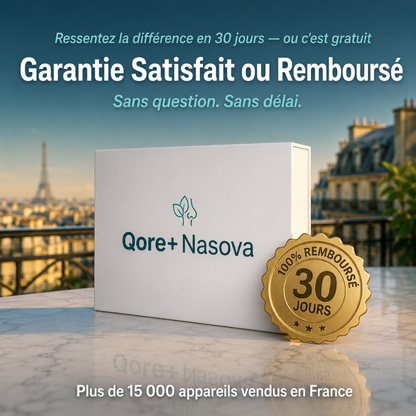 Qore+ Nasova - Soulagement Nasal par Luminothérapie